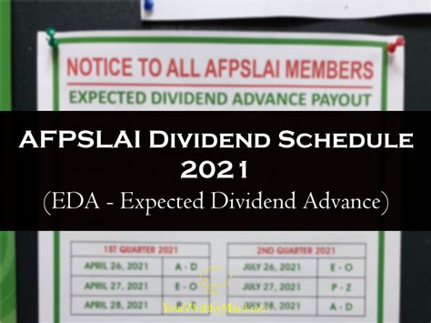 afpslai dividend computation|AFPSLAI Dividend Schedule 2021 .